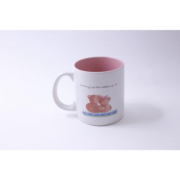 Teddy Bears Couple, Message Mug, You Bring Out The Cuddly In Me, American - Picture 3 of 3